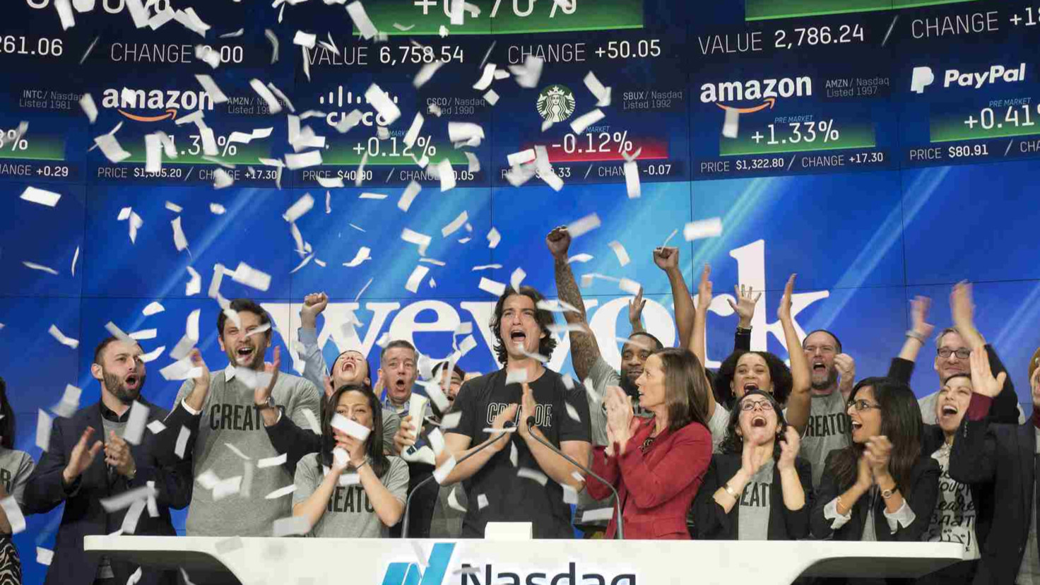 What happened to the WeWork IPO?